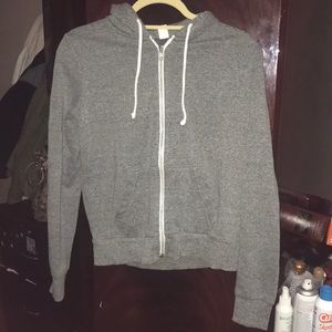 H&M Gray Zip up hoodie. Women’s size small